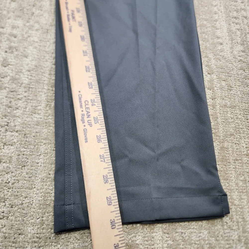 Nike Golf Pants Men 36x30 Flex Standard Fit Gray Elastic Waist Chino NEW
